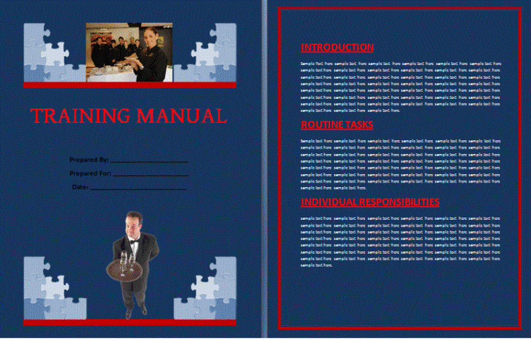 Training Manual Template | Professional Word Templates